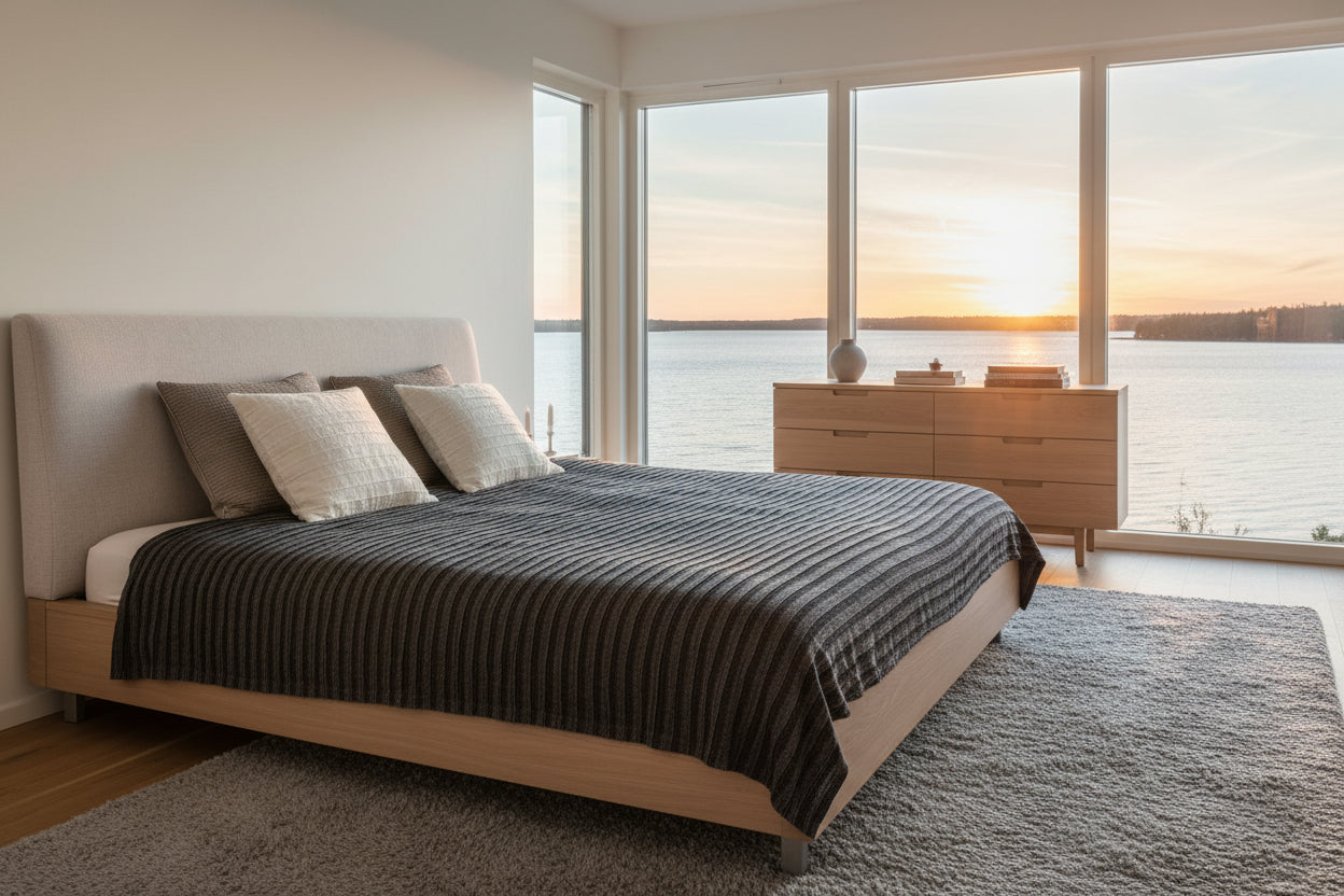 Linen Bedcover, 270x270 cm