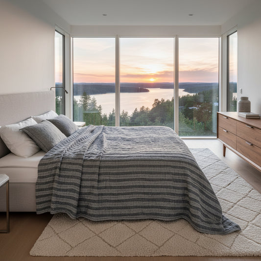 Överkast Överkast QUILT bomull/linne – Tidlös elegans för det bäddade sovrummet (270 x 270 cm)