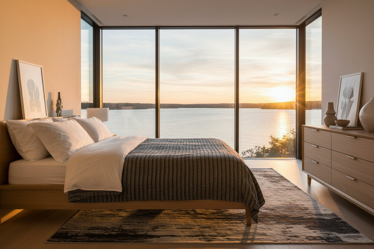 Linen Bedcover, 270x270 cm