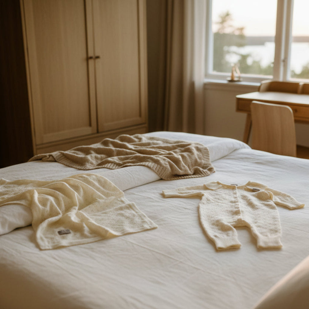 Presentset Presentset LOVE – Lyxigt gåvoset i 100 % merinoull för nyfödd (Flera varianter)