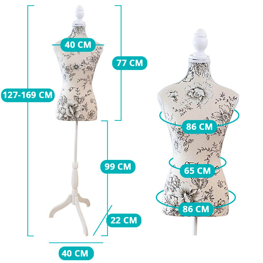 Provdocka Provdocka justerbar LINDA – Elegant inredningsdetalj och praktiskt stöd för klädvård