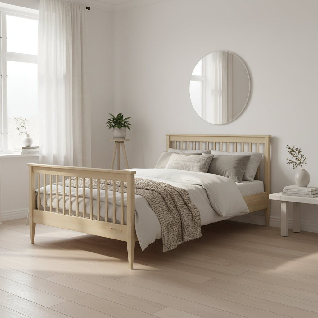 Säng Barnsäng EMIL – Klassisk och robust säng i massivt trä (Flera varianter)