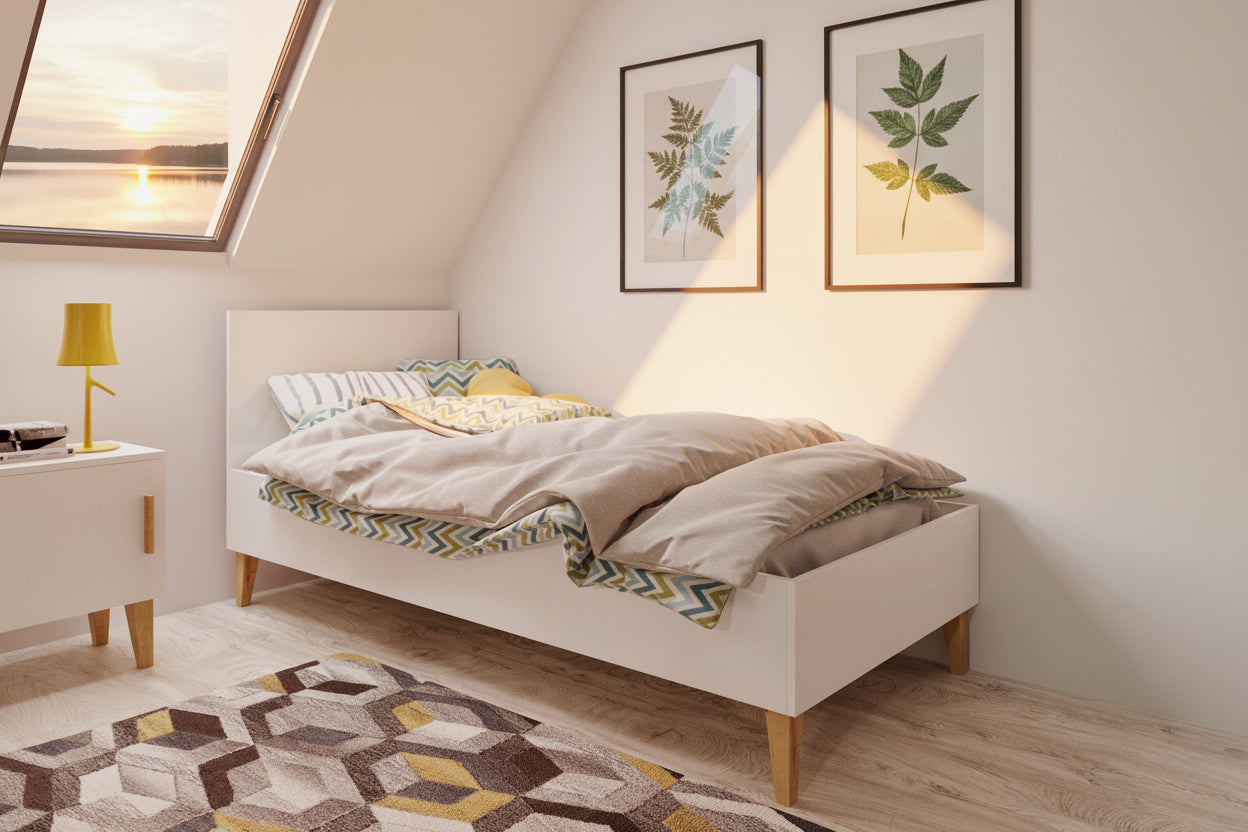 Children's Bed Kubi - White