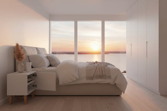 Bedside Table Kubi - White