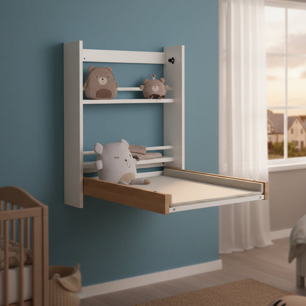 Skötbord Skötbord för baby SKÖTA – Stilren funktion för barnrummet (Bredd 54 cm)