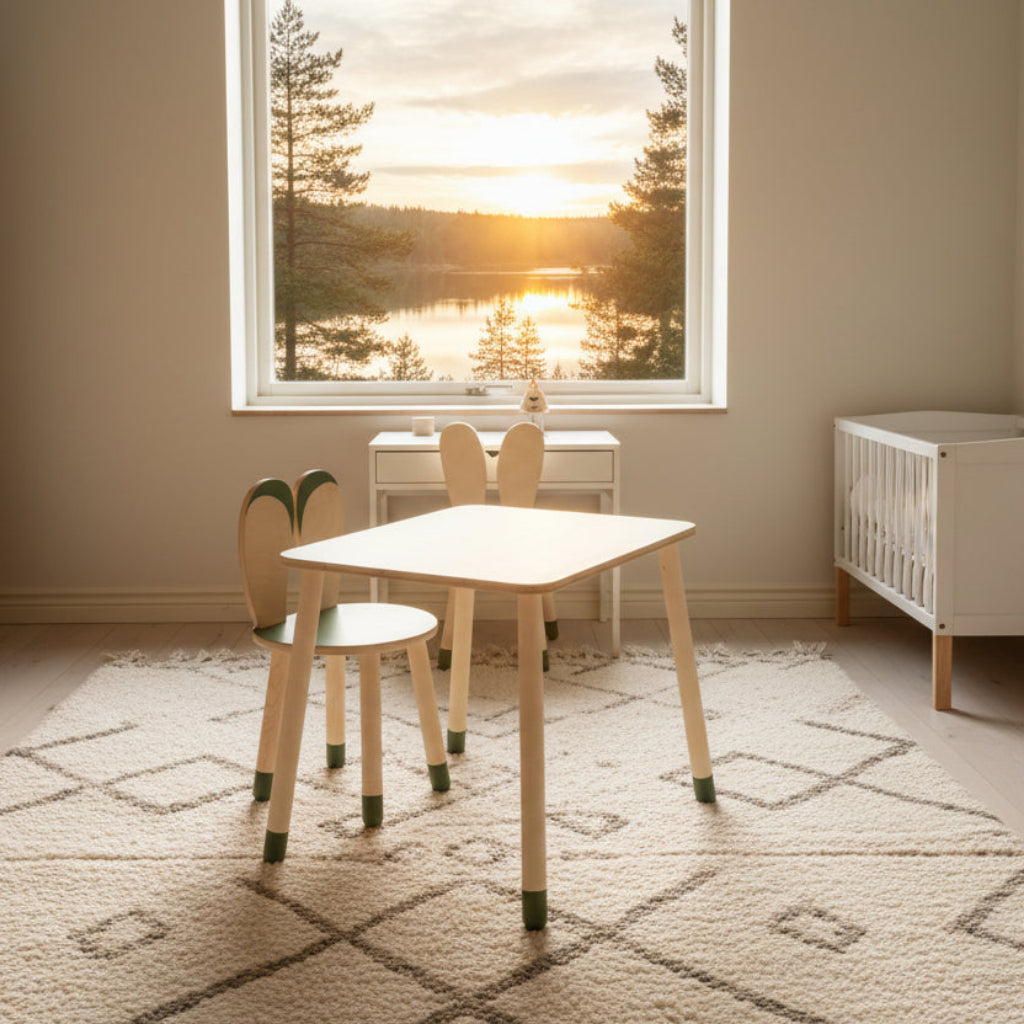 Stol Barnstol KANINEN – Charmig sittmöbel i skandinavisk design