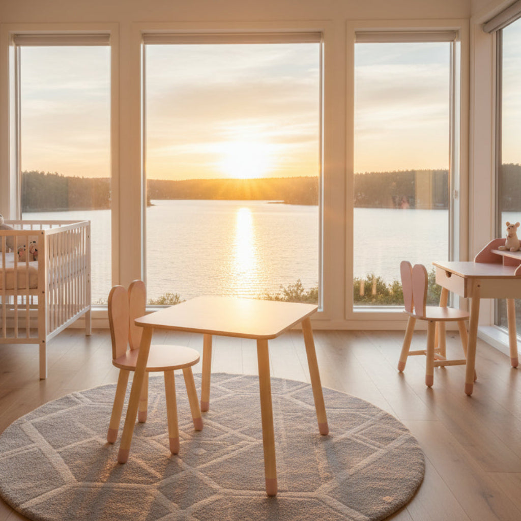 Stol Barnstol KANINEN – Charmig sittmöbel i skandinavisk design