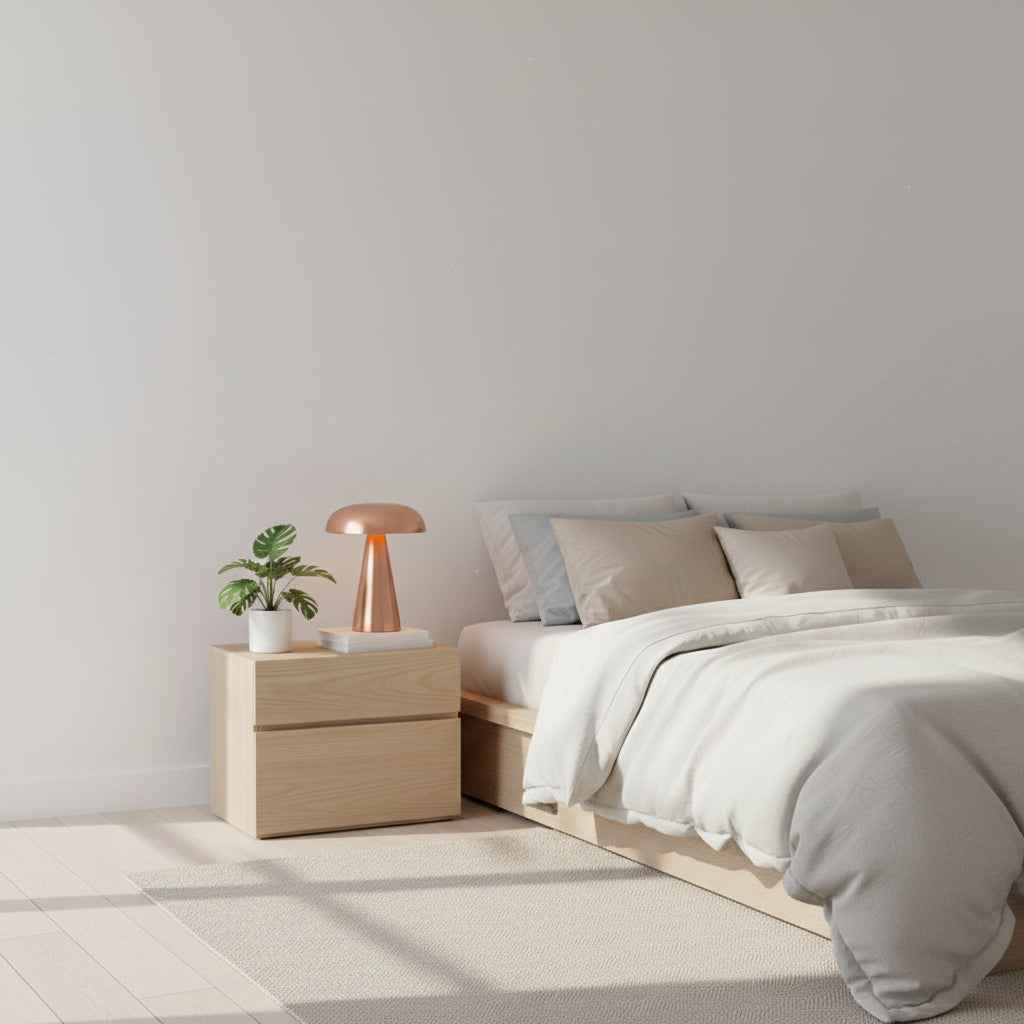 Bordslampa Bordslampa SVAMP – Tidlös design med mjuk stämningsbelysning