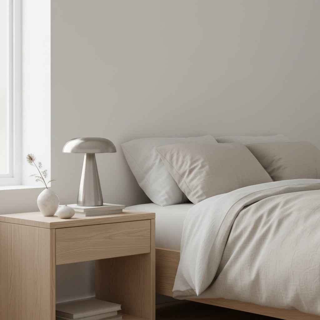 Bordslampa Bordslampa SVAMP – Tidlös design med mjuk stämningsbelysning