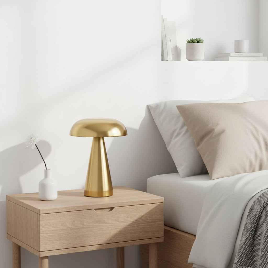 Bordslampa Bordslampa SVAMP – Tidlös design med mjuk stämningsbelysning