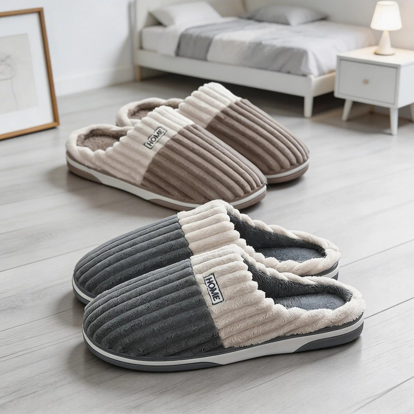 Tofflor Mjuka och absorberande tofflor FROTTÈ – för hemmaspa och morgonstunder