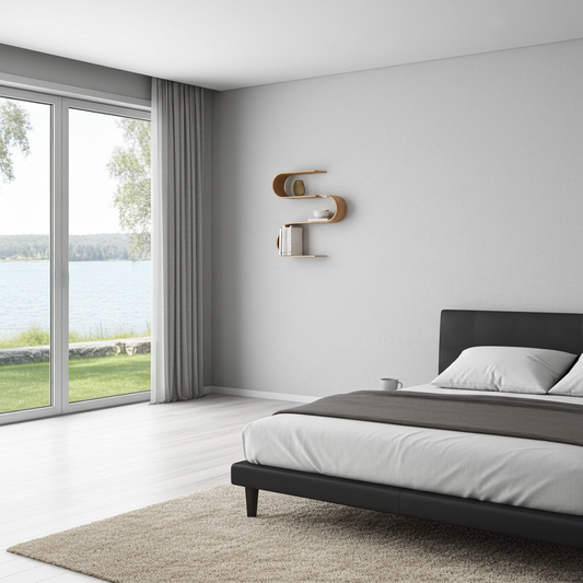 Hylla Vägghylla SNAKE – Modern förvaring med dynamisk design (Flera varianter)