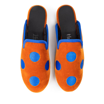 Big Blue Dot Slipper