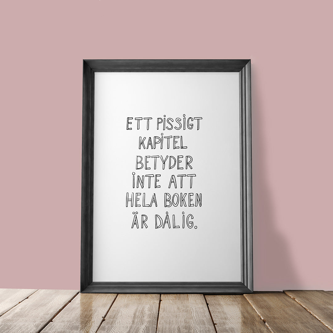 Ett pissigt kapitel - Affisch