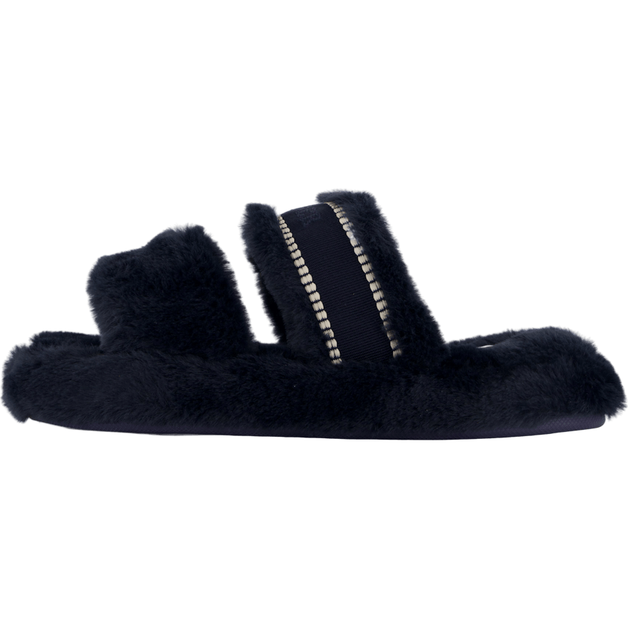Tofflor TOMMY HILFIGER FUR BASICS SLIPPER – Lyxig och mjuk innetoffel
