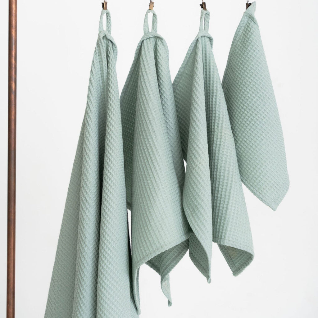 Handduk Handdukar VÅFFLA Set om 4st – Modern minimalism och taktil lyx (Flera varianter)