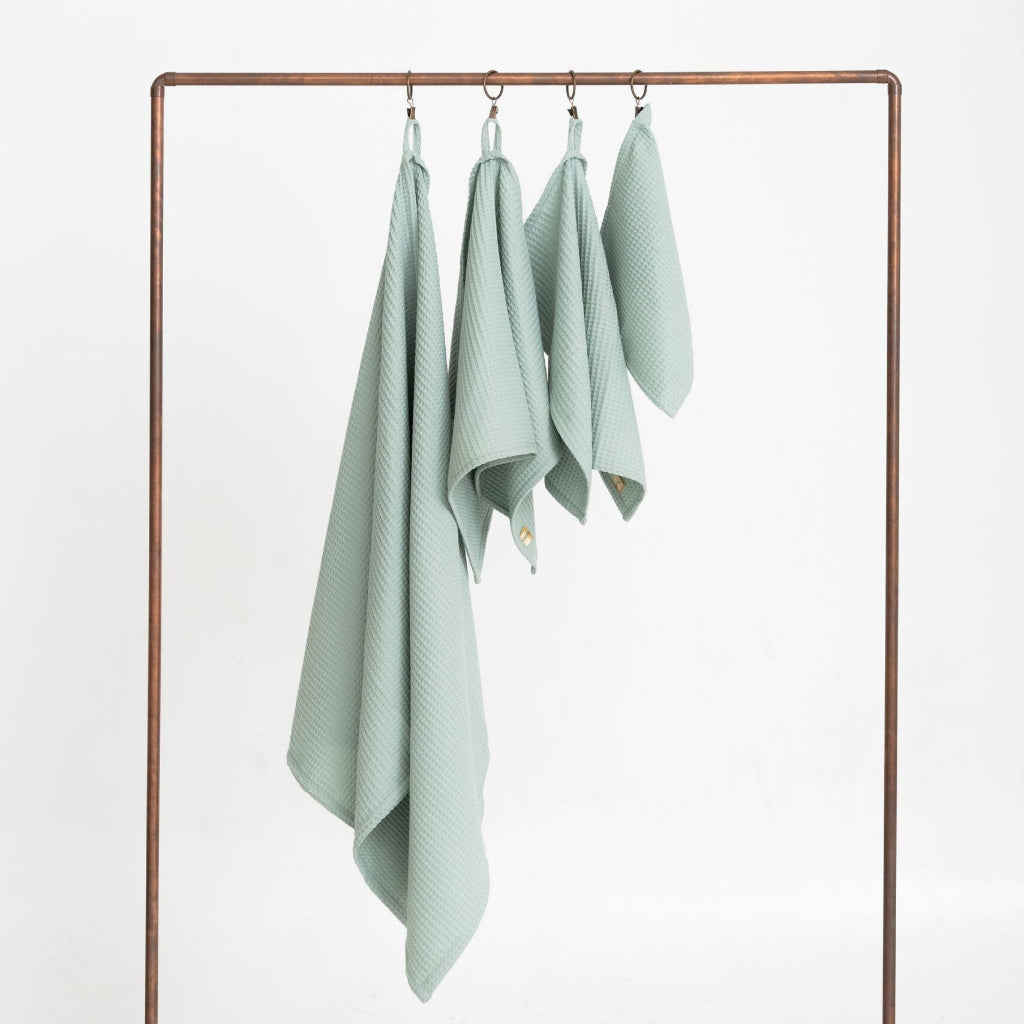 Handduk Handdukar VÅFFLA Set om 4st – Modern minimalism och taktil lyx (Flera varianter)