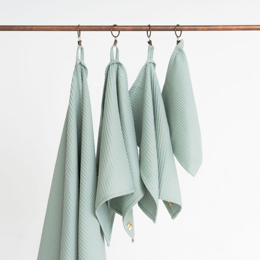 Handduk Handdukar VÅFFLA Set om 4st – Modern minimalism och taktil lyx (Flera varianter)