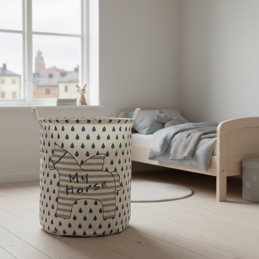 Förvaring Tvättkorg ENHÖRNINGEN – Lekfull förvaring för barnrummet (Flera varianter)